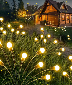 Solar Vuurvlieg Tuinverlichting – Bewegende LED Buitenlamp voor Sfeervolle Tuindecoratie