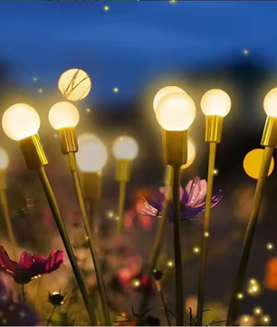 Solar Vuurvlieg Tuinverlichting – Bewegende LED Buitenlamp voor Sfeervolle Tuindecoratie