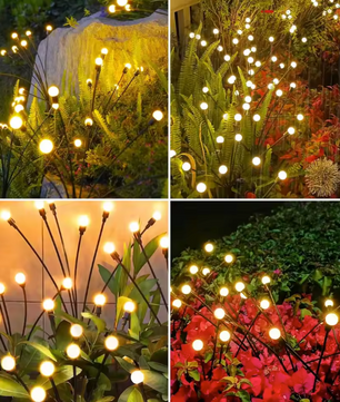 Solar Vuurvlieg Tuinverlichting – Bewegende LED Buitenlamp voor Sfeervolle Tuindecoratie