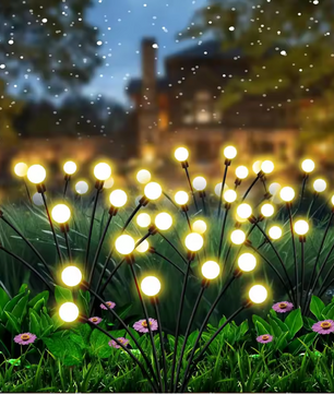 Solar Vuurvlieg Tuinverlichting – Bewegende LED Buitenlamp voor Sfeervolle Tuindecoratie