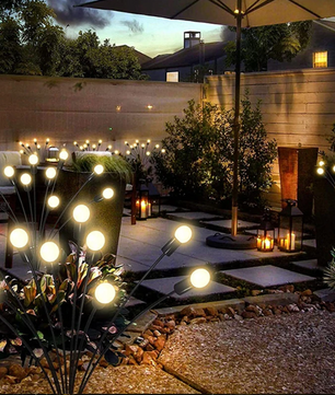 Solar Vuurvlieg Tuinverlichting – Bewegende LED Buitenlamp voor Sfeervolle Tuindecoratie