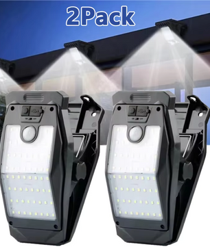 Solar Clip Lamp met Bewegingssensor – 58 LED Draadloze Hekverlichting voor Tuin en Patio