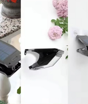 Solar Clip Lamp met Bewegingssensor – 58 LED Draadloze Hekverlichting voor Tuin en Patio