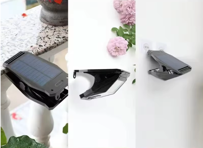 Solar Clip Lamp met Bewegingssensor – 58 LED Draadloze Hekverlichting voor Tuin en Patio