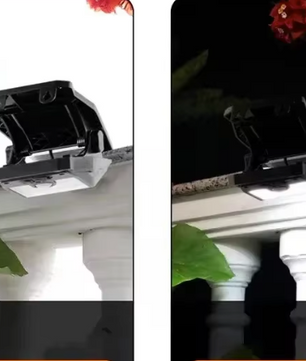 Solar Clip Lamp met Bewegingssensor – 58 LED Draadloze Hekverlichting voor Tuin en Patio