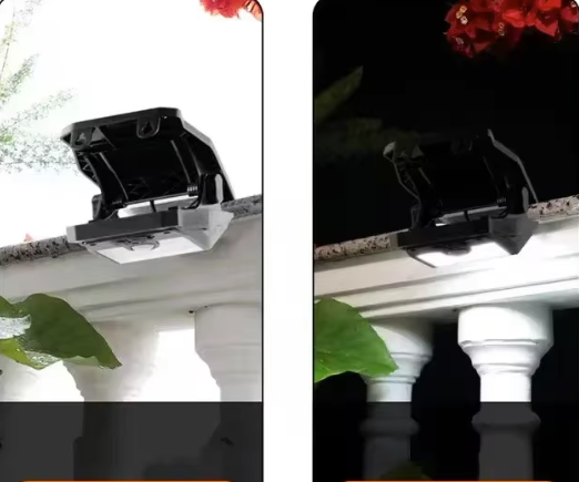 Solar Clip Lamp met Bewegingssensor – 58 LED Draadloze Hekverlichting voor Tuin en Patio