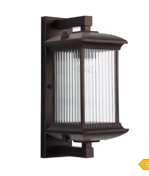 Metalen Buitenwandlamp met Glas – Waterdichte Wandverlichting voor Tuin en Balkon