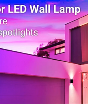Smart LED Buitenwandlamp RGB+CCT – App en Spraakgestuurde Tuinverlichting met Instelbare Hoek