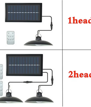 Solar Hanglamp met Afstandsbediening – Waterdichte LED Schuurlamp voor Tuin en Tuinhuis
