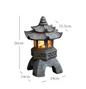 Solar Pagode Tuinlantaarn – Japanse LED Tuinlamp Standbeeld voor Balkon en Tuin