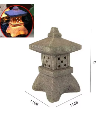 Solar Pagode Tuinlantaarn – Japanse LED Tuinlamp Standbeeld voor Balkon en Tuin