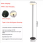 Moderne Solar Tuinlamp – Waterdichte LED Gazonlamp voor Tuin en Terras