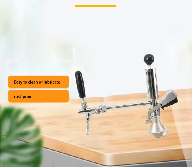 RVS Bierpomp 4 inch – Handmatige Biervat Pomp voor Feesten en Homebrew