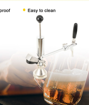 RVS Bierpomp 4 inch – Handmatige Biervat Pomp voor Feesten en Homebrew