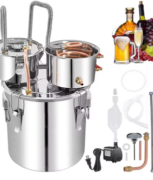 50L RVS Distilleerapparaat – Alcohol Water Distilleerder voor Whisky en Wijn