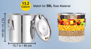 50L RVS Distilleerapparaat – Alcohol Water Distilleerder voor Whisky en Wijn