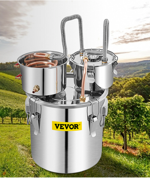50L RVS Distilleerapparaat – Alcohol Water Distilleerder voor Whisky en Wijn