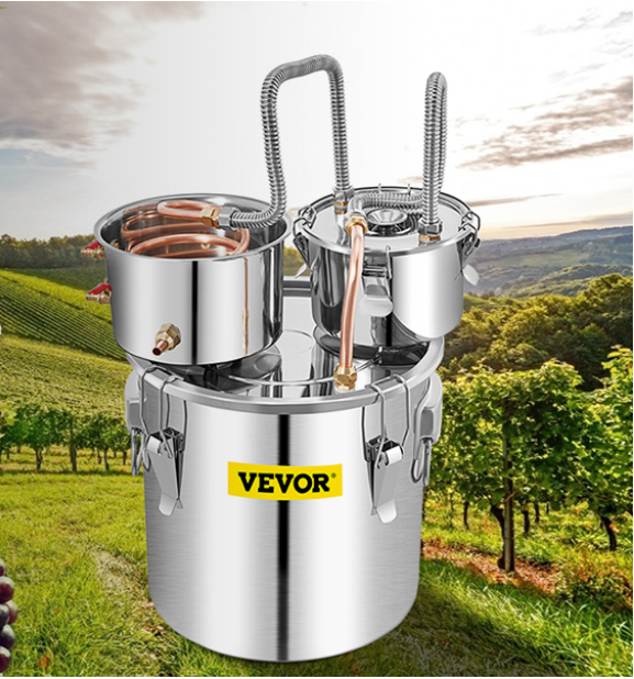 50L RVS Distilleerapparaat – Alcohol Water Distilleerder voor Whisky en Wijn