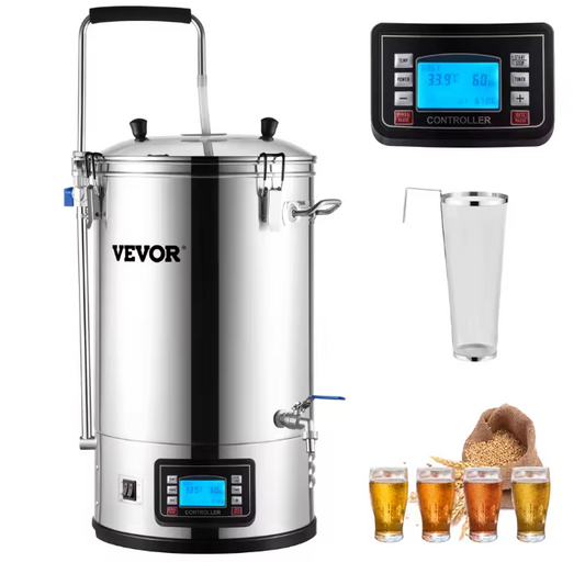 Elektrisch Brouwsysteem 35L – RVS Alles-in-één Bierbrouwketel met Pomp