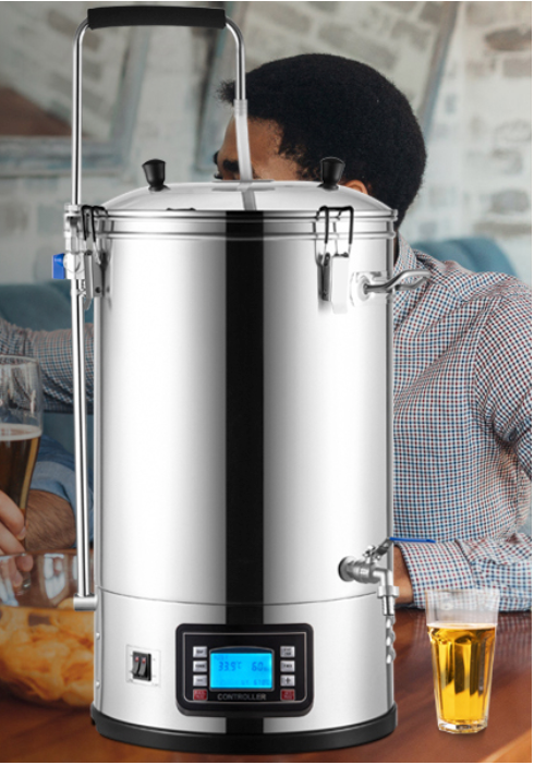 Elektrisch Brouwsysteem 35L – RVS Alles-in-één Bierbrouwketel met Pomp