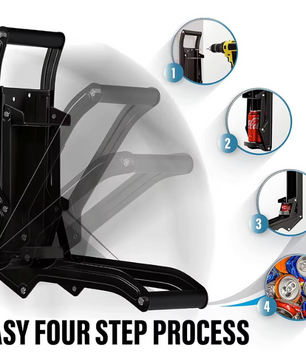 Metalen Blikjesbreker 16oz – Wandgemonteerde Blikpers met Flesopener