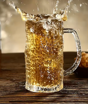 Bierglazen Pint Mokken met Dikke Bodem – Bar Glaswerk met Frosted Textuur