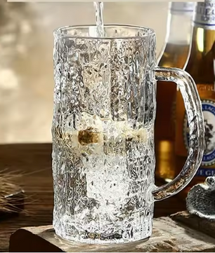 Bierglazen Pint Mokken met Dikke Bodem – Bar Glaswerk met Frosted Textuur