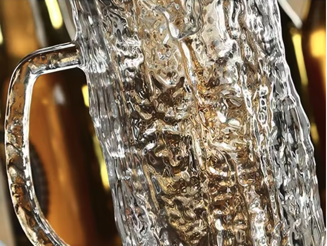 Bierglazen Pint Mokken met Dikke Bodem – Bar Glaswerk met Frosted Textuur