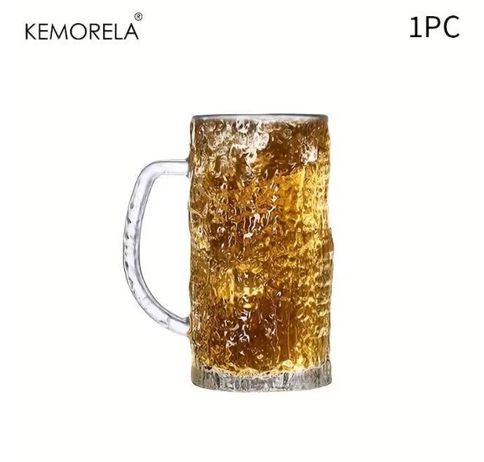 Bierglazen Pint Mokken met Dikke Bodem – Bar Glaswerk met Frosted Textuur