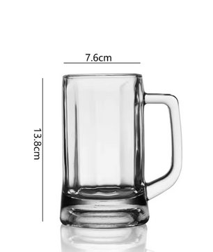 Bierglas met Handvat 400ml / 600ml – Dikke Bodem Tapbier Glas