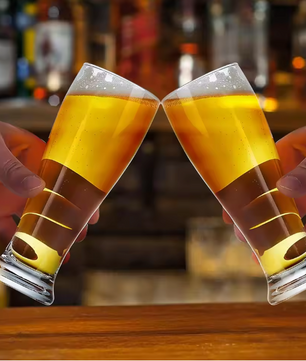 BPA-vrije Plastic Bierglazen Set van 6 – 450 ml Onbreekbare Pint Glazen