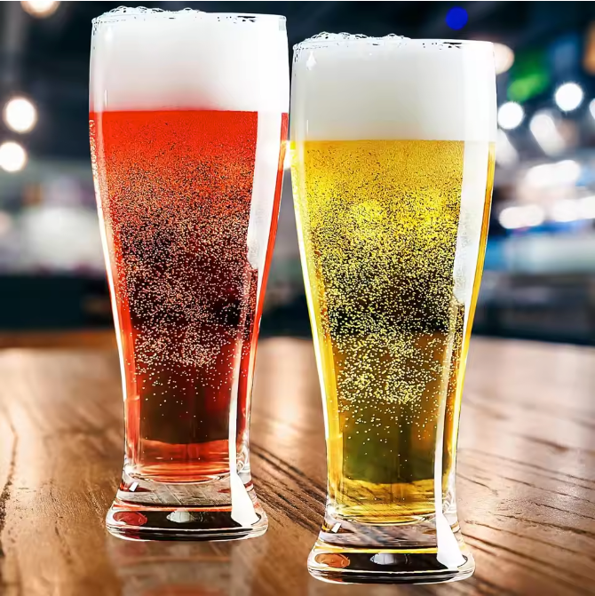 BPA-vrije Plastic Bierglazen Set van 6 – 450 ml Onbreekbare Pint Glazen