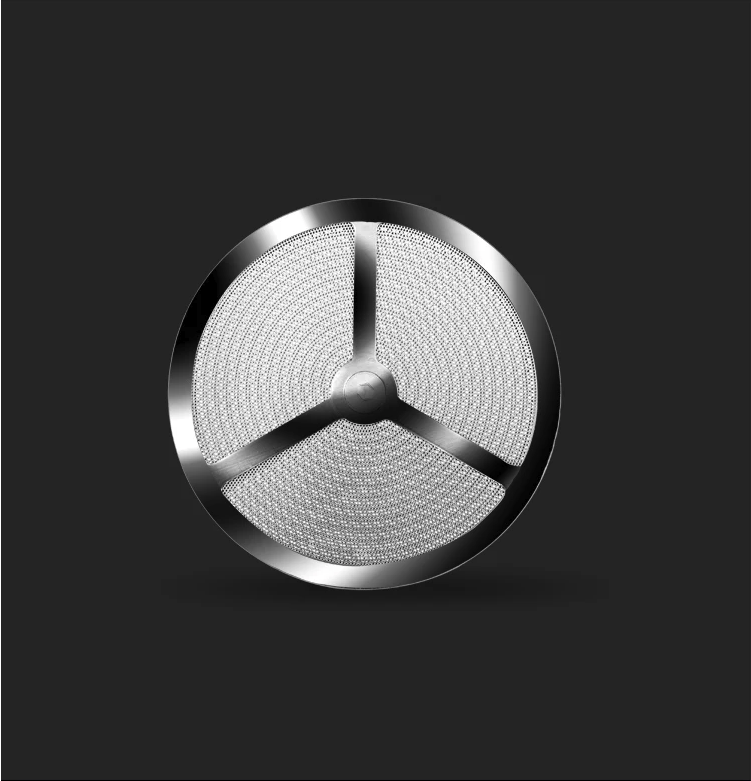 RVS Wijn Beluchter Trechter met Sedimentfilter – Wijnschenker met Zeef