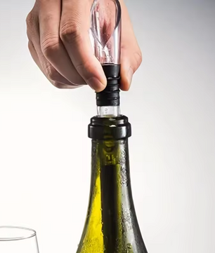 RVS Wijnkoelstok met Schenker – Wijn Chiller Stok voor Fles