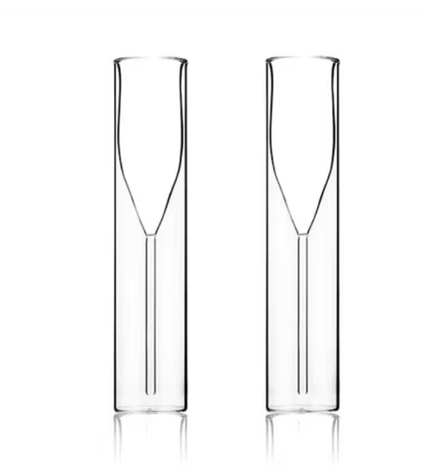 Dubbelwandige Champagneglazen – Elegante Fluitglazen voor Champagne, Mousserende Wijn en Feestelijke Toasts