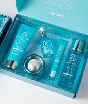 Hydraterende Gezichtsverzorging Set – 5-Delige Huidverzorgingsset met Serum, Toner en Crème