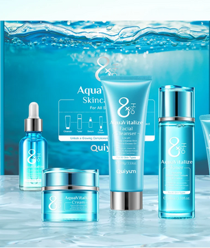 Hydraterende Gezichtsverzorging Set – 5-Delige Huidverzorgingsset met Serum, Toner en Crème