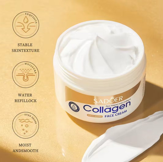 Collageen Gezichtsverzorging Set – 6-Delige Hydraterende Huidverzorgingsset voor een Stevige en Gladde Huid