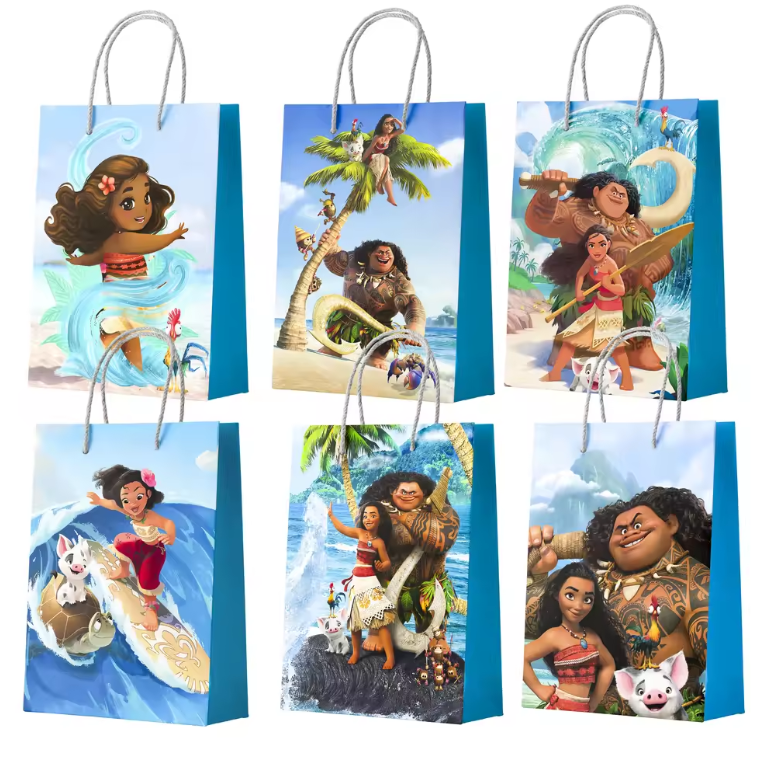 Tropisch Oceaan Thema Feest Uitdeelzakjes – Set van 24 Kinder Traktatiezakjes voor Verjaardag