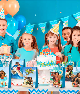 Tropisch Oceaan Thema Feest Uitdeelzakjes – Set van 24 Kinder Traktatiezakjes voor Verjaardag