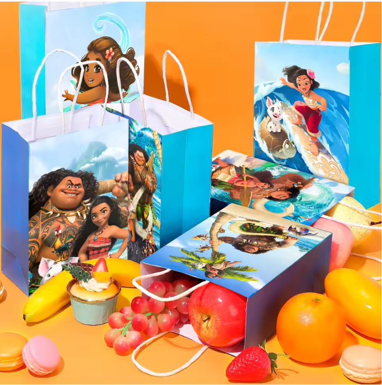 Tropisch Oceaan Thema Feest Uitdeelzakjes – Set van 24 Kinder Traktatiezakjes voor Verjaardag