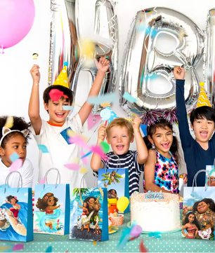 Tropisch Oceaan Thema Feest Uitdeelzakjes – Set van 24 Kinder Traktatiezakjes voor Verjaardag