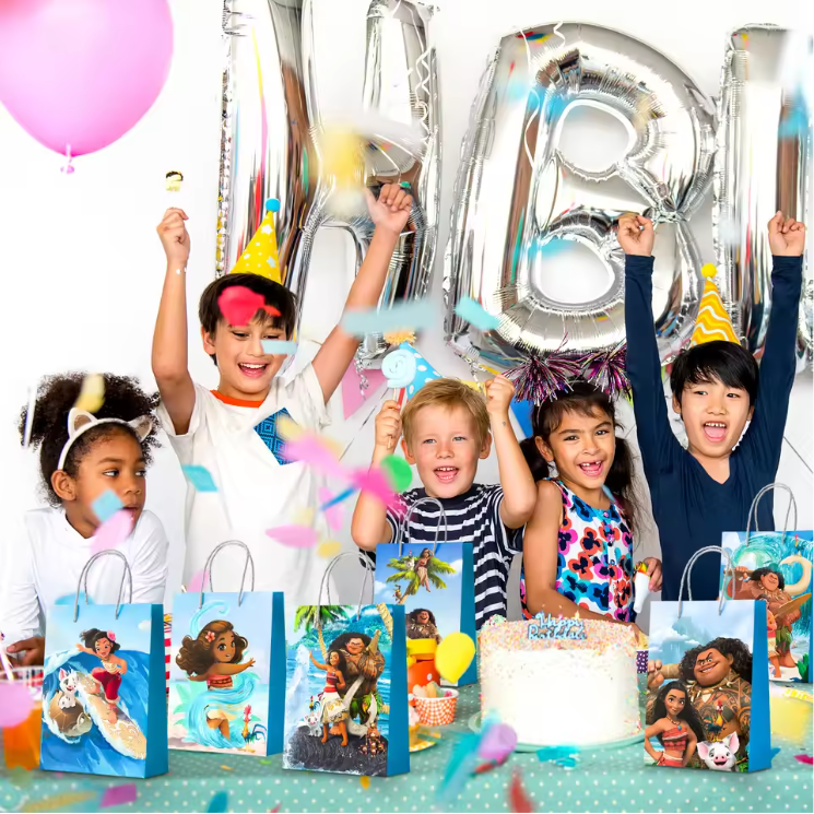 Tropisch Oceaan Thema Feest Uitdeelzakjes – Set van 24 Kinder Traktatiezakjes voor Verjaardag