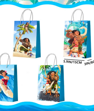 Tropisch Oceaan Thema Feest Uitdeelzakjes – Set van 24 Kinder Traktatiezakjes voor Verjaardag