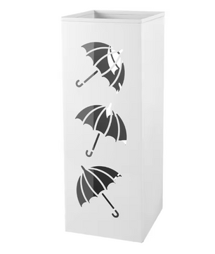 Metalen Paraplubak – Vrijstaande Parapluhouder met Waterbestendige Opvangbak