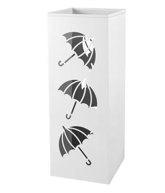 Metalen Paraplubak – Vrijstaande Parapluhouder met Waterbestendige Opvangbak