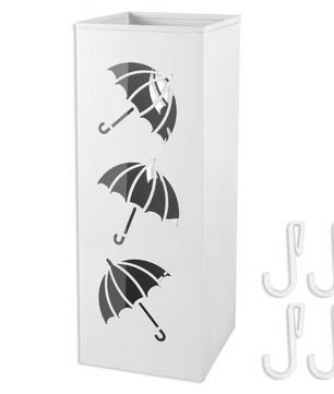 Metalen Paraplubak – Vrijstaande Parapluhouder met Waterbestendige Opvangbak