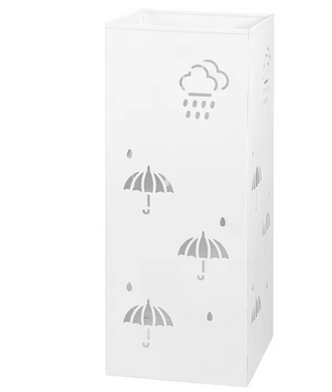 Metalen Paraplubak – Vrijstaande Parapluhouder met Waterbestendige Opvangbak