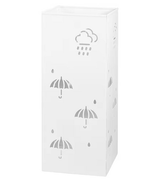 Metalen Parapluhouder – Vrijstaande Paraplubak met Decoratief Open Patroon