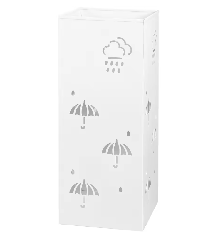 Metalen Parapluhouder – Vrijstaande Paraplubak met Decoratief Open Patroon